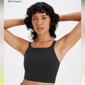 Girlfriend Collective Mia high necked bra, size medium